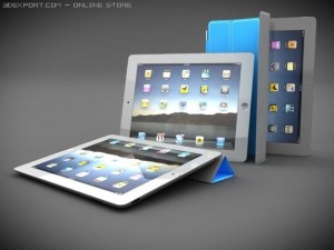 apple ipad2 3Dモデル