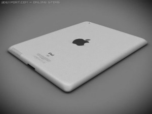 apple ipad2 3Dモデル