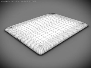 apple ipad2 3Dモデル