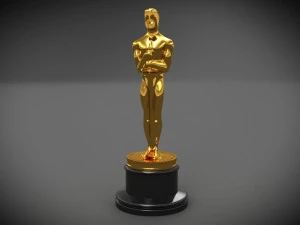 oscar award statuette 3D Model