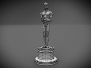 oscar award statuette 3Dモデル