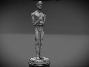 oscar award statuette 3D Model