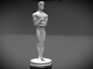 oscar award statuette 3Dモデル