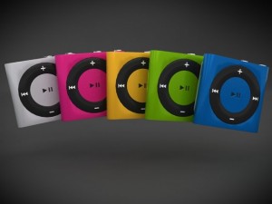 apple ipod shuffle 4g 3D 模型