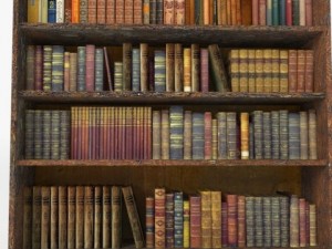 antique bookshelf 3D Model