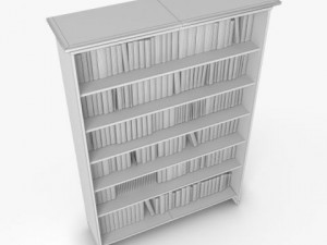 antique bookshelf 3D Model