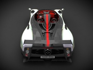 pagani zonda cinque roadster 3D Модель