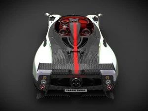 pagani zonda cinque roadster 3D Model
