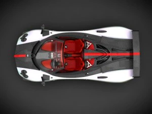 pagani zonda cinque roadster 3D Model