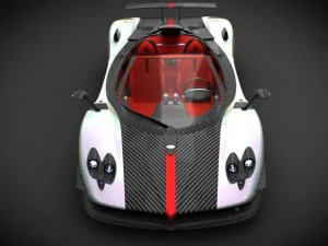 pagani zonda cinque roadster 3D Model