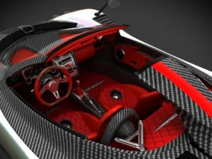 pagani zonda cinque roadster 3D Model
