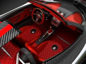 pagani zonda cinque roadster 3D Model
