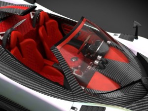 pagani zonda cinque roadster 3D Модель