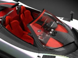 pagani zonda cinque roadster 3D Model