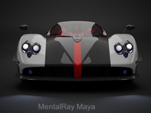 pagani zonda cinque roadster 3D Модель