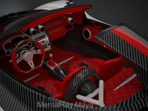 pagani zonda cinque roadster 3D Model