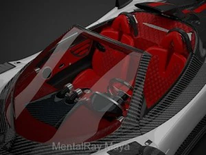 pagani zonda cinque roadster 3D Model