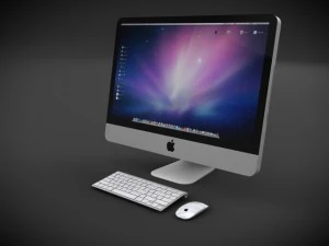 Apple iMac 2011 3D Modell