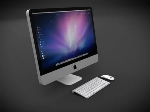 Apple iMac 2011 3D Modell