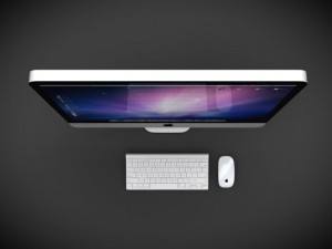 apple imac 2011 3D 模型