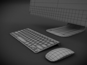 apple imac 2011 3D 模型