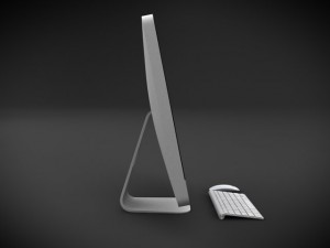 apple imac 2011 3D 模型