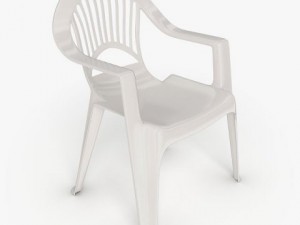 plastic chair 3D Модель