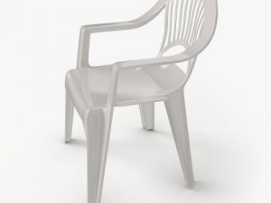 plastic chair 3D Модель