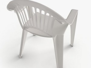 plastic chair 3D Модель