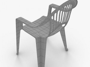 plastic chair 3D Модель