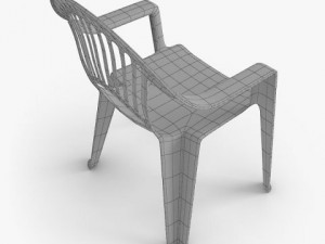 plastic chair 3D Модель