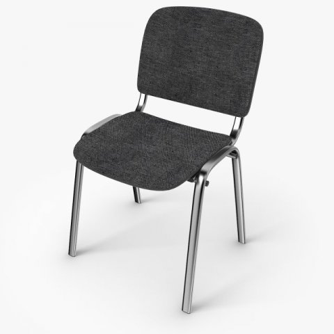 office chair iso 3D Model .c4d .max .obj .3ds .fbx .stl .blend 