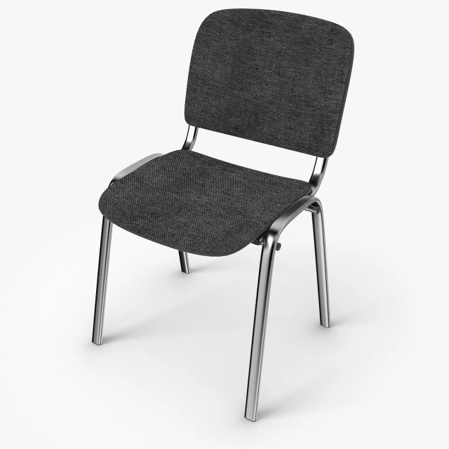 office chair iso 3D Model .c4d .max .obj .3ds .fbx .stl .blend