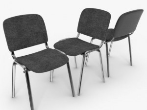 office chair iso 3D Model