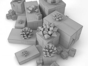 christmas presents Modelo 3D