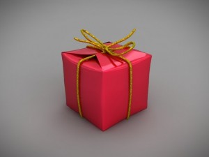 present small 3D Model