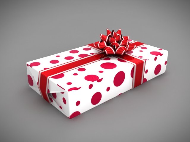 present red circles Modelo 3D .c4d .max .obj .3ds .fbx .stl .blend 