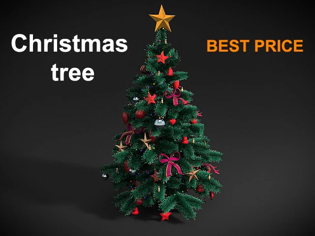 choinka Model 3D .c4d .max .obj .3ds .fbx .stl .blend 