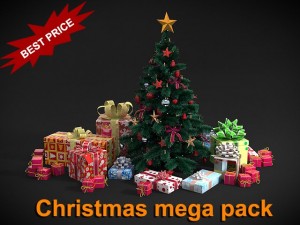 christmas mega pack Modelo 3D