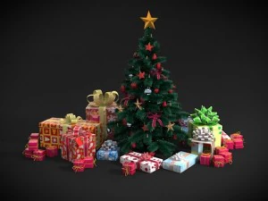 рождественский мега пакет 3D Модель