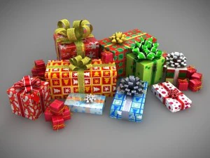 рождественский мега пакет 3D Модель