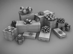 рождественский мега пакет 3D Модель