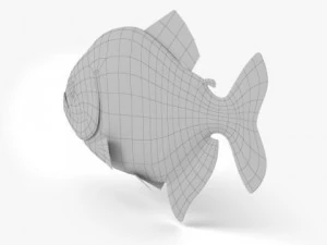 peixe piranha Modelo 3D