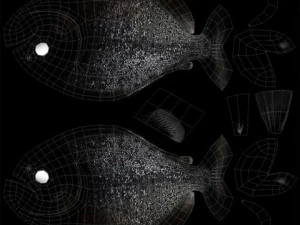 peixe piranha Modelo 3D