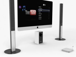 Apple-Heimkino 3D Modell