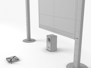 apple home cinema Modelo 3D