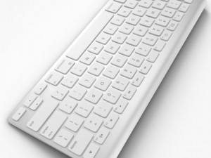 apple keyboard wireless 3D Модель