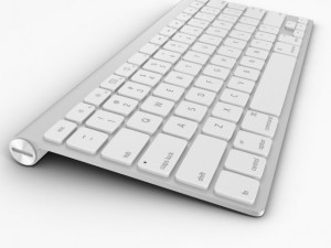 apple keyboard wireless 3D Модель