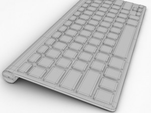 apple keyboard wireless 3D Модель