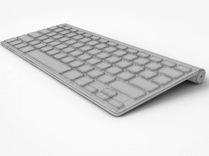 apple keyboard wireless 3D Модель
